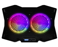 MODECOM Podstawka chłodząca pod laptopa CF18 RGB SILENT FAN czarna PL-MC-CF-18-RGB - 665549 - zdjęcie 1